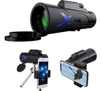 Telescopio monoculare, telescopio monoculare monoculare 12x50 HD per adulti e bambini, monoculare con prisma Bak4 FMC impermeabile ad alta potenza con staffa e T