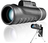 Telescopio monoculare, telescopio monoculare per adulti, 40 * 60HD ad alta potenza impermeabile con treppiede adattatore per smartphone per birdwatching/campeggio/escursionismo Vita interessante