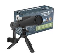 Telescopio monoculare zoom, telescopio monoculare ad alta potenza per smartphone con treppiede, monoculare HD per adulti, monoculare36x60 per Wildlife Bird Watching e stelle (nero)