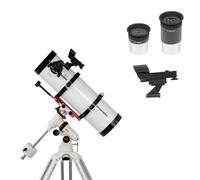 Telescopio Omegon Advanced 130/650 EQ-320 con borsa da trasporto | Telescopio a specchio per astronomia | Luminoso e facile da usare | Alta qualità | Ideale per principianti | Cielo profondo e pianeti