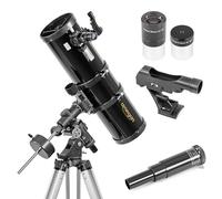 Telescopio Omegon N 150/750 EQ-4 | Riflettore Newton | potente per il cielo profondo | robusta montatura EQ-4 | ideale per principianti e utenti avanzati