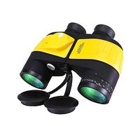 Telescopio per Adulti, 10 x 50, Potente binocolo per Il Birdwatching, con telemetro Interno e Bussola per Il calcolo della Distanza e delle Dimensioni per binocoli da Viaggio e da Turismo