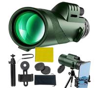 Telescopio per adulti ad alta potenza, monoculare per la caccia | Scopo monoculare professionale con ingrandimento 80x - Attrezzatura da trekking leggera per il monitoraggio 'osservazione degli animal