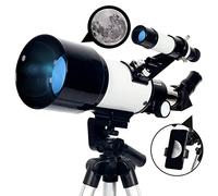 Telescopio per adulti, apertura 70 mm, telescopio rifrattore da 400 mm, telescopio astronomico da viaggio professionale ad alto ingrandimento per osservare le stelle con borsa per il trasporto, t