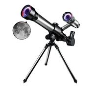 Telescopio per adulti, telescopio da 50 mm per principianti di astronomia, telescopio da viaggio portatile, regalo di astronomia per adulti