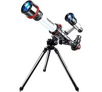 Telescopio per adulti Telescopio per bambini per principianti di astronomia Telescopio per bambini dai 15 ai 21 anni con cercatore e treppiede per osservare le stelle Raddoppia il comfort