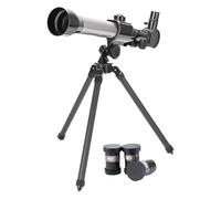 Telescopio per bambini con treppiede, telescopio rifrattore ottico con oculari HD, telescopi astronomici rifrattore con bussola mirino | monoculare portatile da viaggio per guardare lune stelle