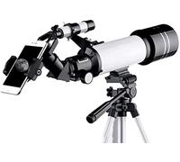 Telescopio per bambini e principianti, telescopio rifrattore astronomico da 70 mm con treppiede regolabile, telescopio da viaggio con borsa per il trasporto, adattatore per telefono e telecomando