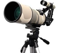 Telescopio per bambini e principianti, telescopio rifrattore astronomico da 80 mm di apertura e 400 mm, telescopio da viaggio portatile, con treppiede + cercatore + adattatore per smartphone