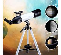 Telescopio per bambini per astronomia Telescopi rifrattori per principianti con treppiede e zaino, telescopio astronomico Grande astronomia per bambini per esplorare lo spazio lunare