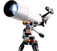 Telescopio per bambini principianti adulti, apertura 80 mm telescopio 500 mm per astronomia BAK4 lente prisma telescopio rifrattore astronomico con treppiede per luna e pianeta,f