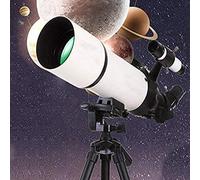 Telescopio per principianti adulti bambini, telescopio astronomico con apertura da 80 mm e 400 mm con treppiede regolabile e zaino, telescopio perfetto per i bambini vision