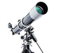 Telescopio per principianti Apertura 80mm Telescopi astronomici portatili 900mm con adattatore per smartphone Telescopio portatile buono