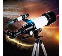 Telescopio per principianti da 70 mm, telescopio astronomico da viaggio monoculare, riflettore professionale 16X e 40X, con treppiede regolabile, mirino e 2 oculari