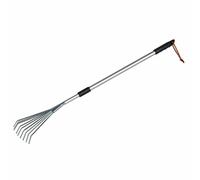 Telescopio Piccolo Spazzolone Feger Rastrello Giardinaggio Fai Attrezzi Nuovo