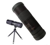 Telescopio portatile con zoom 10-300x, potente monoculare HD, per campeggio, escursionismo, sport all'aperto, concerti e viaggi (tuta)