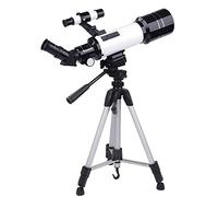 Telescopio portatile per birdwatching per principianti, apertura da 70 mm, telescopi rifrattori da 400 mm con adattatore per smartphone, treppiede regolabile