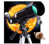 Telescopio portatile per esterni, telescopi per astronomia, telescopio rifrattore, ottica in vetro completamente rivestito, telescopio ideale per principianti con borsa portatile e treppiede (colore: