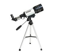 Telescopio pratico Rifrattori per telescopi astronomici pratici per principianti, HD ad alto ingrandimento, doppio uso, portatile e dotato di alimentazione per treppiede,