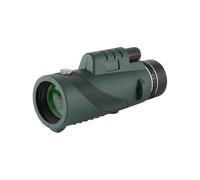 Telescopio professionale HD 40X60, bussola, monoculare, potente, impermeabile, mini tascabile, zoom con smartphone, caccia e campeggio(Black standard)