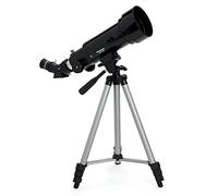 Telescopio professionale per adulti, apertura 70 mm lunghezza focale 400 mm Telescopi rifrattori astronomici portatili per bambini e principianti, con treppiede regolabile 2 oculari Zaino per