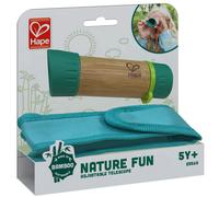 Childrens Telescope, Sustainable Toys, Hape Nature Fun Adjustable Telescope, 8x