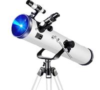 Telescopio riflettore Spacmirrors, Telescopi per adulti, Telescopio astronomico AZ da 114 mm, Telescopio per bambini, Telescopi per astronomia per adulti