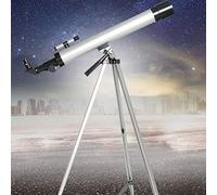 Telescopio rifrattore automatico computerizzato per ricerca stellare, pellicola verde multistrato con montatura equatoriale, lunghezza focale 75