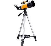 Telescopio rifrattore, telescopio per bambini principianti, telescopio astronomico con apertura da 70 mm e 400 mm, telescopio da viaggio portatile per adulti con zaino, bambini