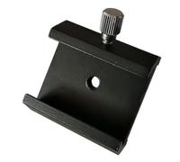 Telescopio Scanalatura universale con vite di bloccaggio Staffa adattatore for telescopio guida a connessione rapida for telescopio astronomico(Schwarz)