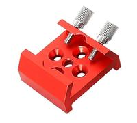 Telescopio Shrew Dovetail Finder Scope Base Piastra a coda di rondine 1/4 Filettatura Modificata Accessori for telescopi astronomici in metallo(Red)