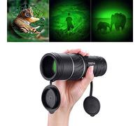 Telescopio tascabile impermeabile monoculare con zoom 40x60, doppia messa a fuoco, con prisma BAK4, lenti multistrato, adatto per adulti e bambini, per escursioni, caccia, campeggio, birdwatching