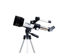 Telescopio Technaxx per l’osservazione del paesaggio e del cielo - Treppiede regolabile in altezza, 3 lenti, lente di Barlow, filtri solari e per la luce verde - Telescopio per adulti e bambini TX-175