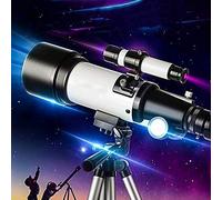 Telescopio Telescopi per bambini per principianti di astronomia, telescopio rifrattore astronomico con montaggio calibro 50-100 mm per bambini, telescopio da viaggio con treppiede, borsa per il