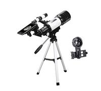 Telescopio, Telescopio rifrattore astronomico con supporto per smartphone e treppiede Telescopio riflettore 15-140X Telescopio ideale per i principianti per osservare il pianeta Luna