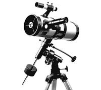 Telescopio, telescopio rifrattore astronomico spaziale EQ da 114 mm, telescopio riflettore per osservare stelle/Luna/Saturno/Giove