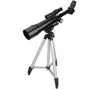 Telescopio Telescopio rifrattore astronomico, Telescopio rifrattivo calibro per bambini 50 mm Oculari rifrattivi Oculari Treppiede con lunghezza focale 360 mm Per bambini Principianti FAYWYJ