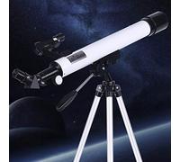 Telescopio, telescopio rifrattore portatile, fantastico regalo di astronomia per bambini per esplorare lo spazio lunare, telescopi con apertura da 50 mm per astronomia