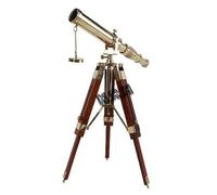 Telescopio vintage in ottone su treppiede con supporto per uso df Lens antico telescopio da tavolo per decorazioni domestiche e accessori da tavolo telescopio per avventure marine e all'aperto