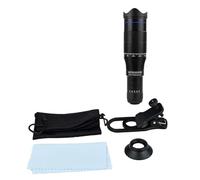 Telescopio Zoom HD 40X Teleobiettivo Obiettivo Monoculare For Fotocamera Del Telefono Mini In Metallo Mobile For Turismo In Campeggio(Standard)