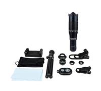 Telescopio Zoom HD 40X Teleobiettivo Obiettivo Monoculare For Fotocamera Del Telefono Mini In Metallo Mobile For Turismo In Campeggio(B)