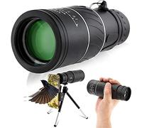 Telescopio zoomabile con supporto per smartphone e treppiede Telescopio monoculare 16x52 Aggiornato HD ad alta potenza BAK4 Cannocchiale monoculare per birdwatching con b