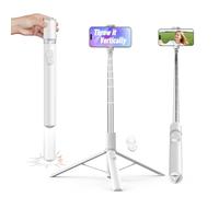 TELESIN 170CM Automatica Treppiede per Selfie Stick, Treppiedi Cellulare con Telecomando Bluetooth, Supporto Cellulare Girevole 360°, Sensore di Gravità Treppiede per iPhone/Android, Vlog, TikTok