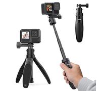 TELESIN 40CM Mini Selfie Stick Treppiede per DJI OSMO Nano Action 6, 5 pro, 4, GoPro Hero 13, 12, Insta360 X5, X4, Ace Pro Accessori, Portatile Selfie Stick Treppiede con Asta Telescopica