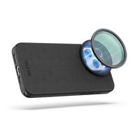 TELESIN° 58 MM Filtro ND Magnetico Regolabile e Kit Custodia per iPhone 15 Pro Max, ND2-ND32 (1-5 Stops) Filtro VND con Custodia Protettiva per Telefono Kit di Filtri a Densità Neutra in Vetro Ottico