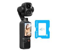 TELESIN AR - Pellicola protettiva per display per DJI Osmo Pocket 4P, con supporto di allineamento, alta trasmissione della luce, facile installazione, durezza 9H, anti-impronte digitali
