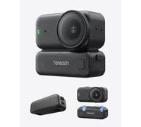 TELESIN Base con batteria per DJI Osmo Nano/Xtra Atto, 500mAh, USB-C | Sgancio magnetico rapido | Adattatore di ricarica Osmo Nano con batteria | 34g | Senza power bank | Ricarica USB-C filmando