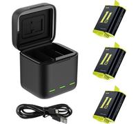 Telesin Box di ricarica + 3x batteria GoPro 9/10/11