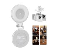 TELESIN C03 Magnetica Luce per Selfie, Luce Selfie per Telefono Compatibile con iPhone/Magsafe/Android, CRI97 360° Light per Video Foto con Specchio per Fotografia/TikTok/Chiamate Zoom/Video(Bianco)