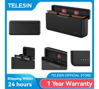 TELESIN Caricabatteria Per DJI OSMO Action 3 4 5pro Batteria 3 Slot Batteria TF Card Storage Caricatore Portatile Box